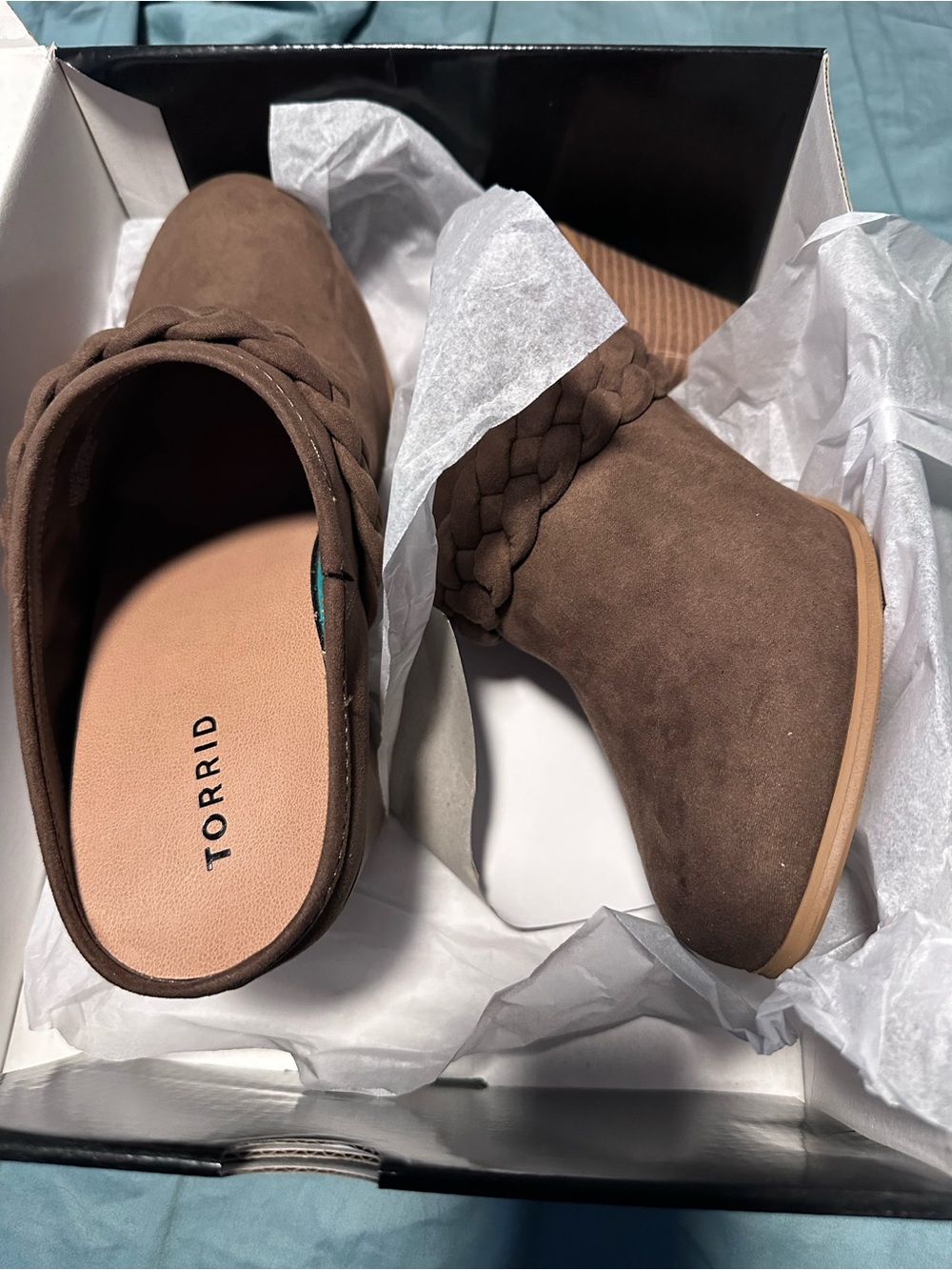 torrid Brown Braid Detail Mule - Size 11